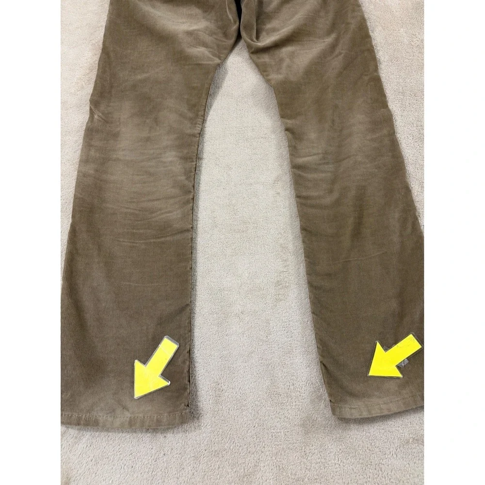 Levi's 514 Corduroy Pants Men's Size 30(34)x32‎ Brown good